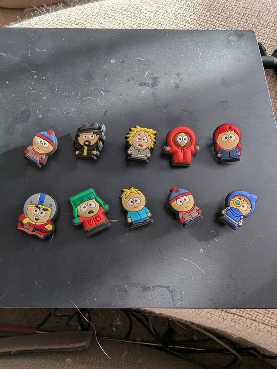 The Unbranded Brand Accessories - 10 Piece South Park Theme Silicone Shoe Charms Compatible for Crocs 3 options